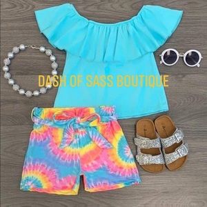 Tie dye short set